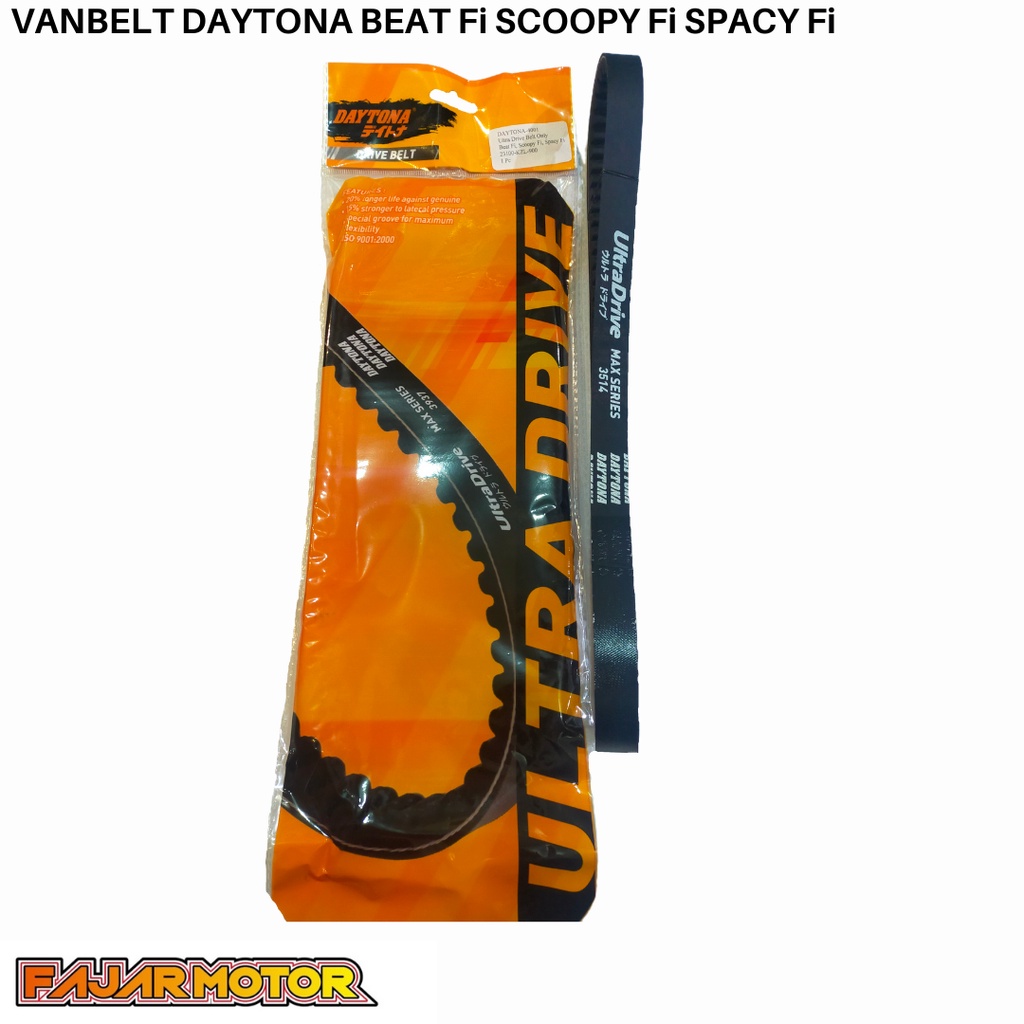 VANBELT V-BELT DAYTONA 4001 RACING ULTRA DRIVE BEAT FI SCOOPY FI SPACY FI TYPE KZL