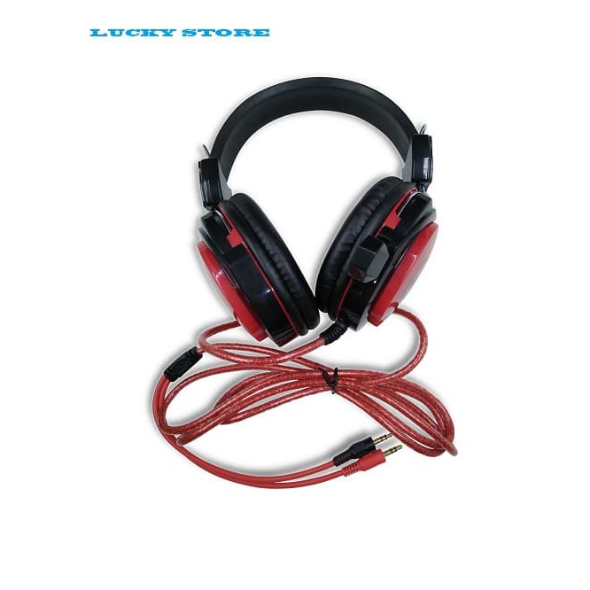 Diskon HEADSET GAMING WARWOLF T-8/GAMING HEADSET/HEADPHONE GAMING