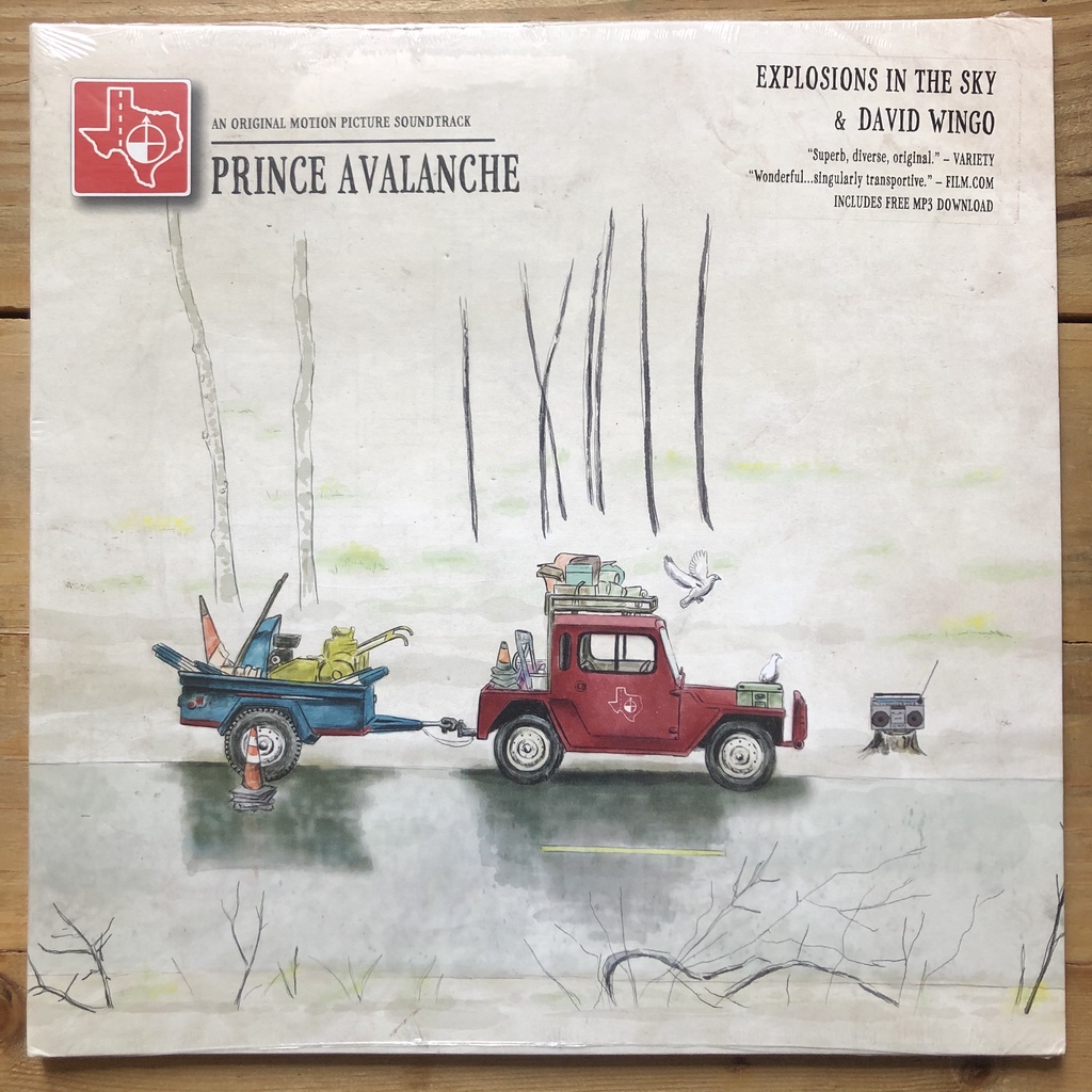 Vinyl / Piringan Hitam Explosions In The Sky , David Wingo - OST - Prince Avalanche LP
