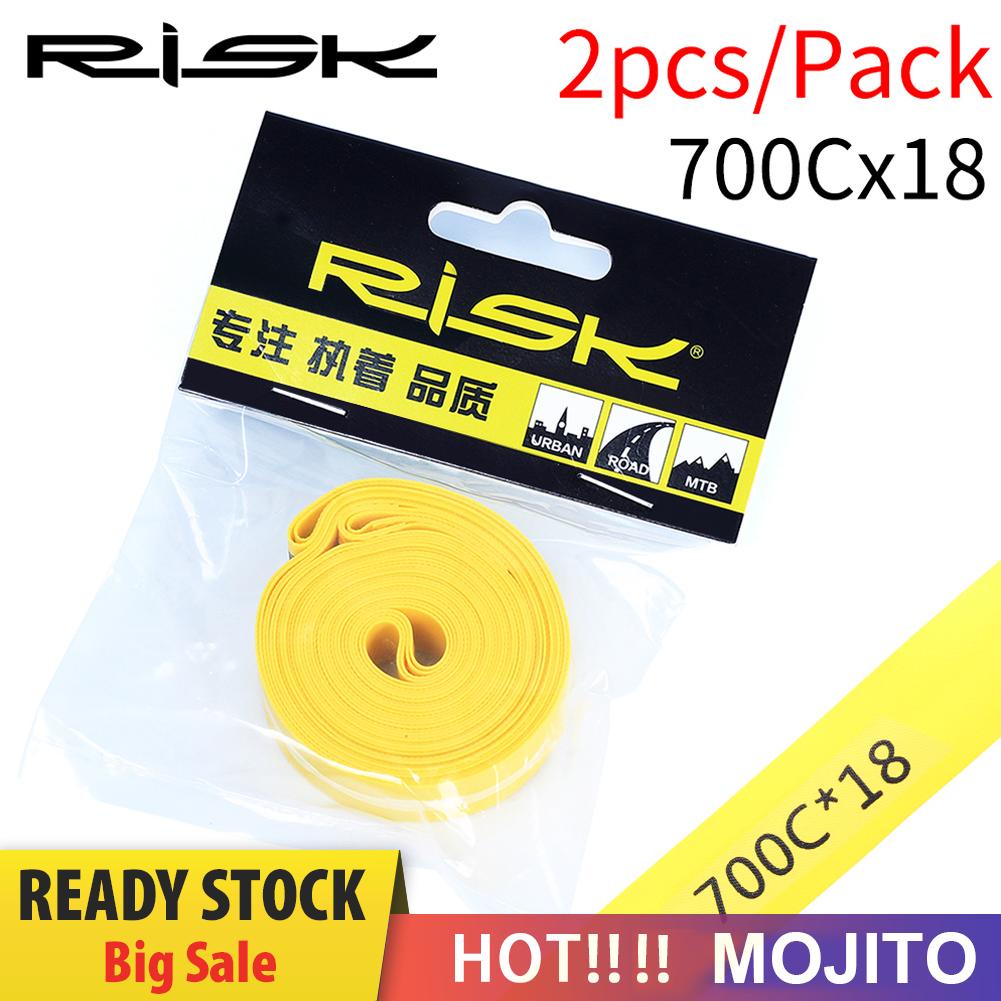 Risk 2pcs Tape Pelindung Jari-Jari Ban Untuk Sepeda Balap / Mtb / Fixie