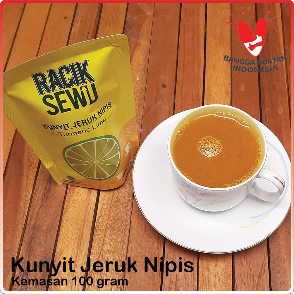 Kunyit Jeruk Nipis Instan Racik Sewu 100 gram