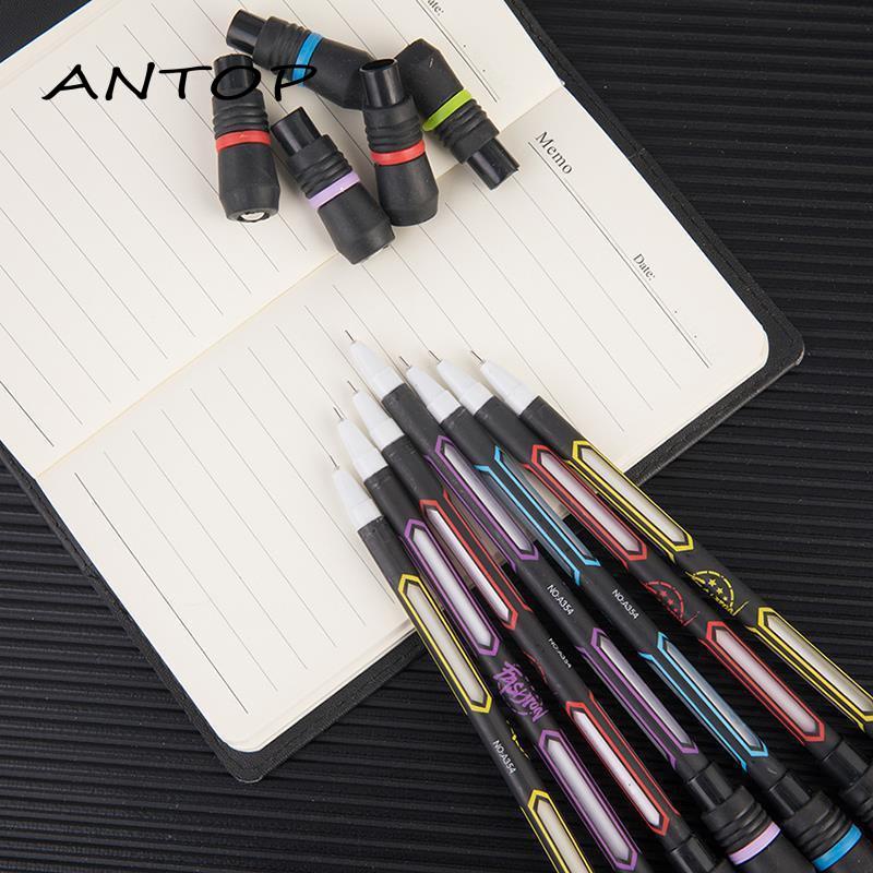 1pc pen spinning Anti slip anime cartoon simple Untuk Anak / Dewasa decompression toys