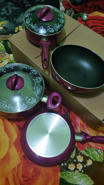 (gosend Only) Panci Set Panci Set Supra Panci Supra Set 7 Panci Supra 7 Pcs Panci Set Supra 7pcs
