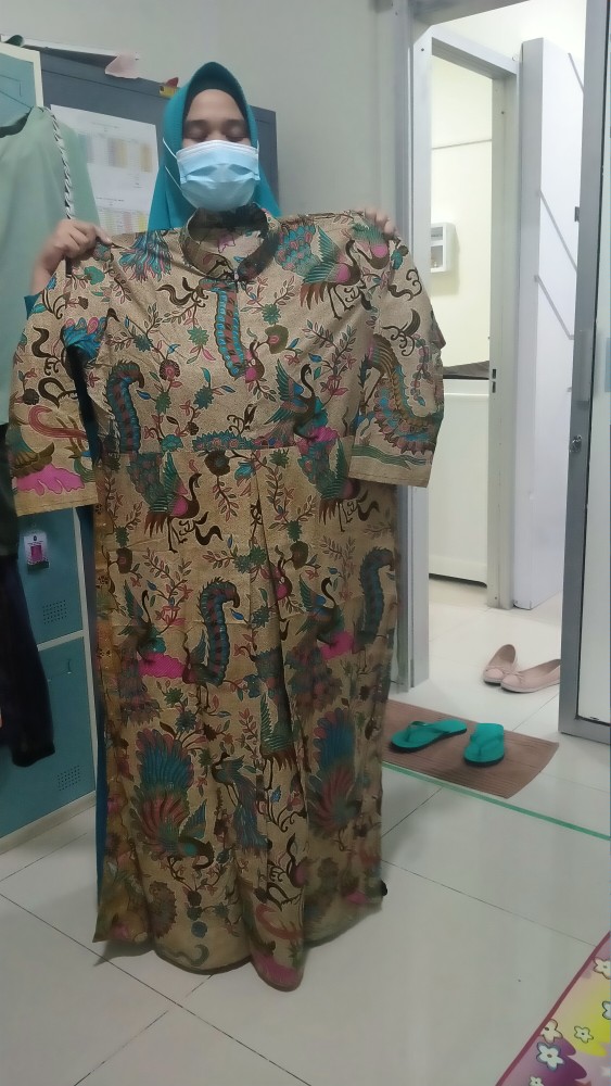 Gamis Batik Manggar, Padi,sekar,cantik,kubis,kipas,daun,kupu,nadine,gendis