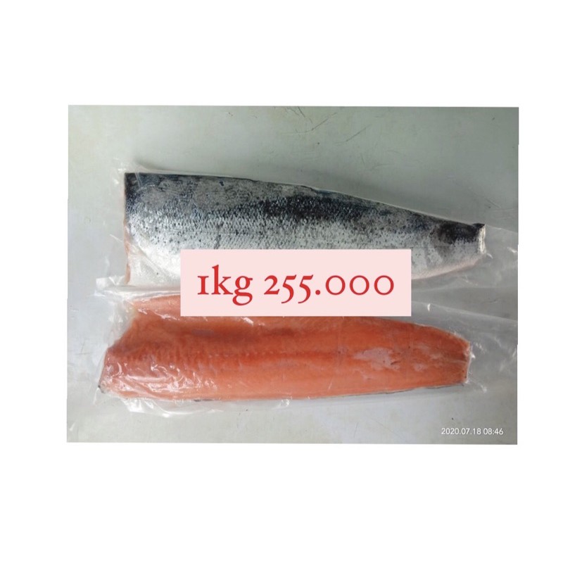 

ikan segar salmon norwegia frozen 900gr-1kg
