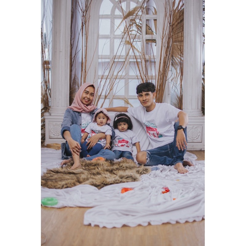 Kaos Couple Keluarga Anak &amp; Dewasa Liverpool