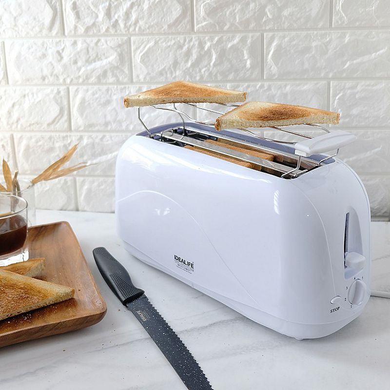 Idealife Pemanggang Panggangan Roti / Bread Sandwich Toaster 4 Slice IL-204S IL204S IL 204 S