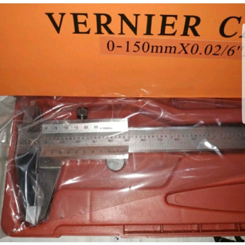 sigmat jangka sorong manual 6 inch vernier caliper jangka Sorong alat ukur