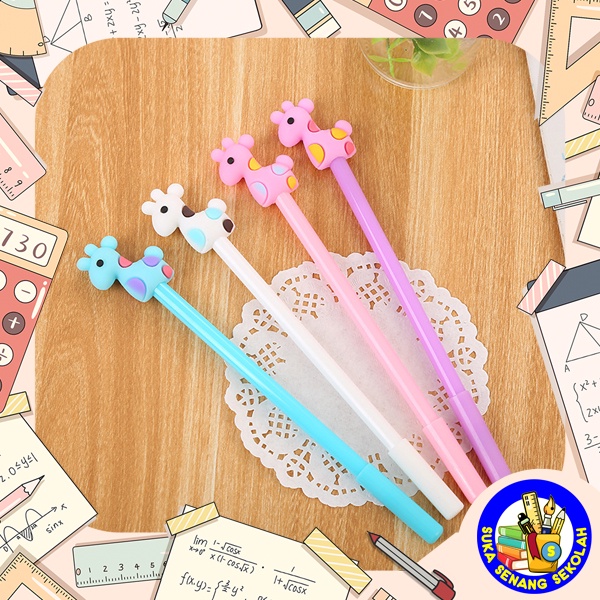

SELUSIN Pen - Pena - Pulpen Giraffe Jerapah Imut S0083