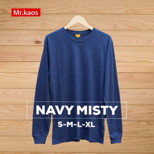 KAOS POLOS PREMIUM NAVY MISTY