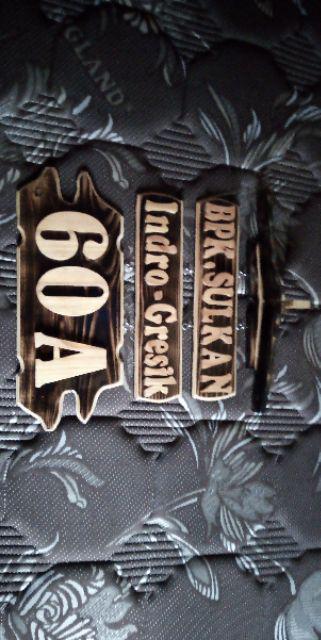 Nomor/ Nomer Rumah Hurup Timbul 3 Susun