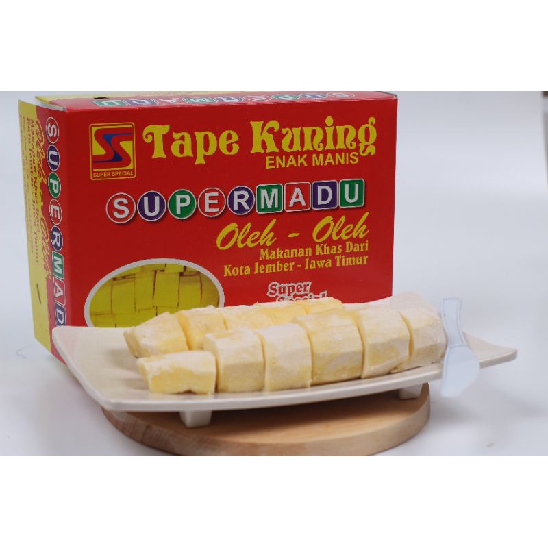 

TAPE SINGKONG SUPER MADU JEMBER isi 700gram