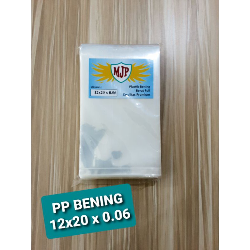 Plastik PP Bening MJP Uk 12x20 Tebal 06