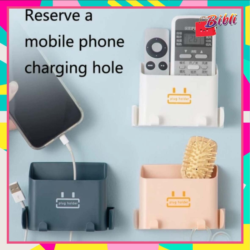 Rak Handphone Dinding Kotak Penyimpanan Remote Control Dinding Gantung Serbaguna BB 614