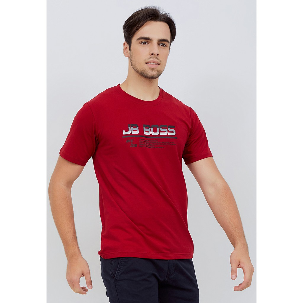 JBBoss Kaos Jersey Cotton 366 (Maroon) / Ramayana Jatinegara