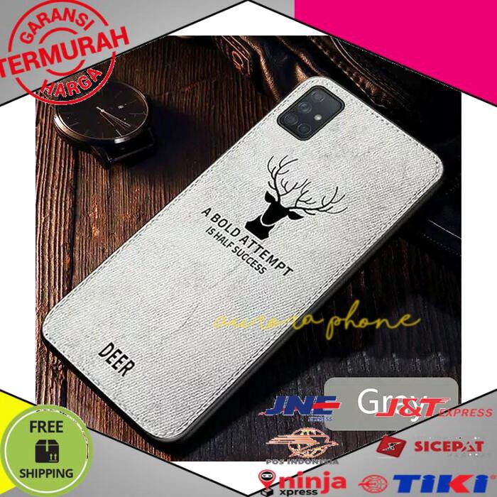 CASING HP SAMSUNG GALAXY M51 SOFT DEER CLOTH SILICONE BACK COVER M51 2020 COD