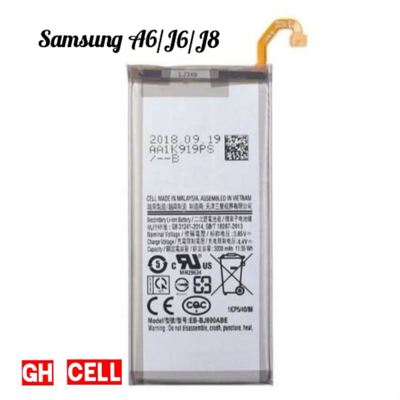 Baterai Batre Battery Samsung Galaxy A6 J6 J8 Original