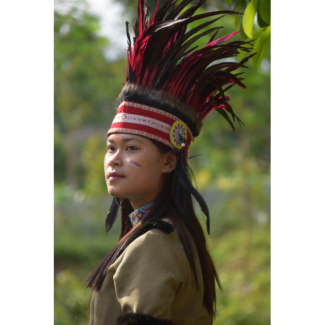 TOPI PAPUA - TOPI IRIAN AYAM BILABONG MERAH HITAM