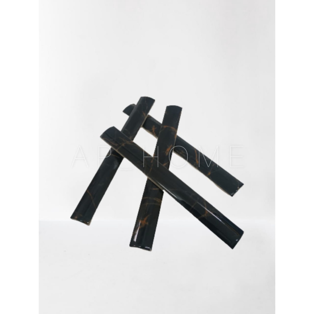 KUKU MACAN / BON BON 20 CM LIS KERAMIK MARBLE GREY