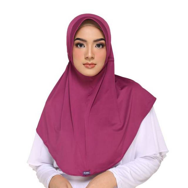 Bergo Serut polos Elzatta Zaria sahara