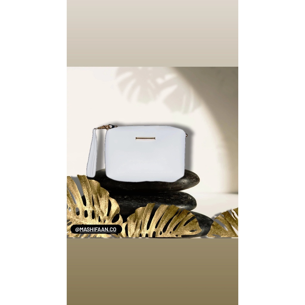 Tas Putih Selempang/Dompet Putih Wanita