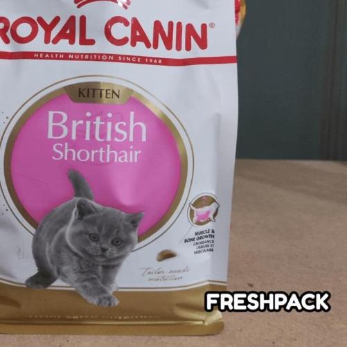 ☑ Royal Canin Kitten British Shorthair Makanan Anak Kucing Dry 400gr ✲