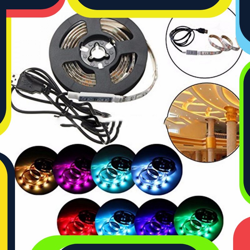 Bayar Ditempat MALITAI Mood Light Led Strip 5050 RGB with USB Controller - SMD2835