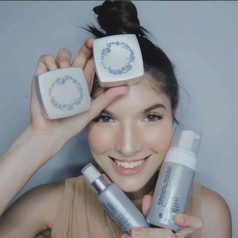 Ms Glow Paket Wajah Ori 100% Free Pouch+ masker organik 10g