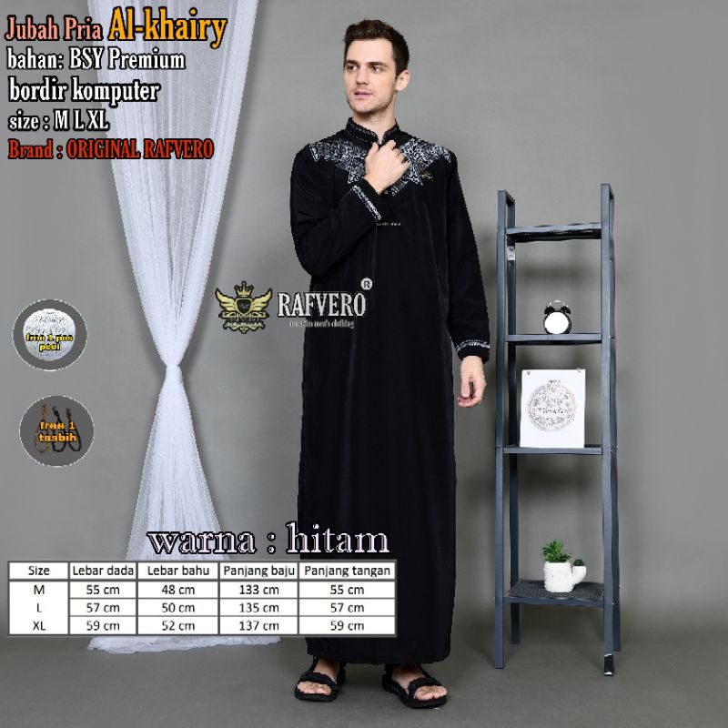 Jubah Pria Al Khairy- Jubah Pria Original RAFVERO - Jubah Pria