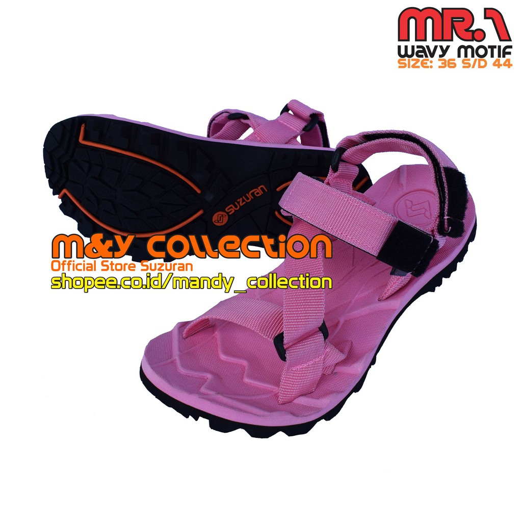 SUZURAN Sandal Edge X MR1 Pink