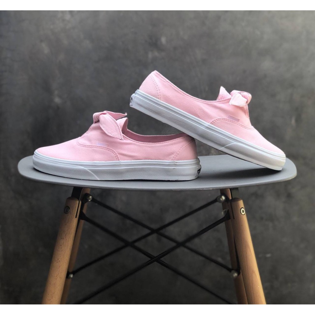 vans authentic knotted pink