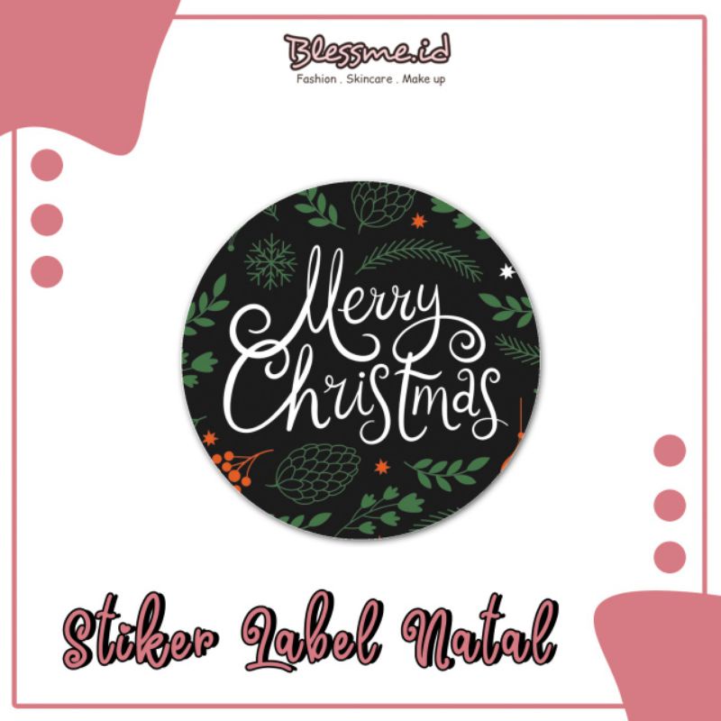 

STIKER NATAL/LABEL MERRY CHRISTMAS#2