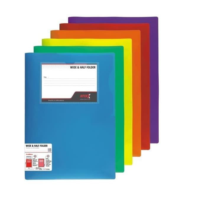 

CLEAR SLEEVE/MAP L SUPER BESAR INTERX - MERAH PROMO