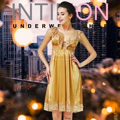 BABYDOLL LINGERIE BT 7049 BAJU TIDUR SANTAI SESERAHAN WANITA CEWEK SEXY BRUKAT RENDA RAMPING