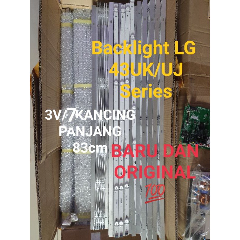 LAMPU LED BACKLIGHT LG 43 INCH BACKLIGHT LG 43UK 43UJ SERIES 3 VOLT 7K