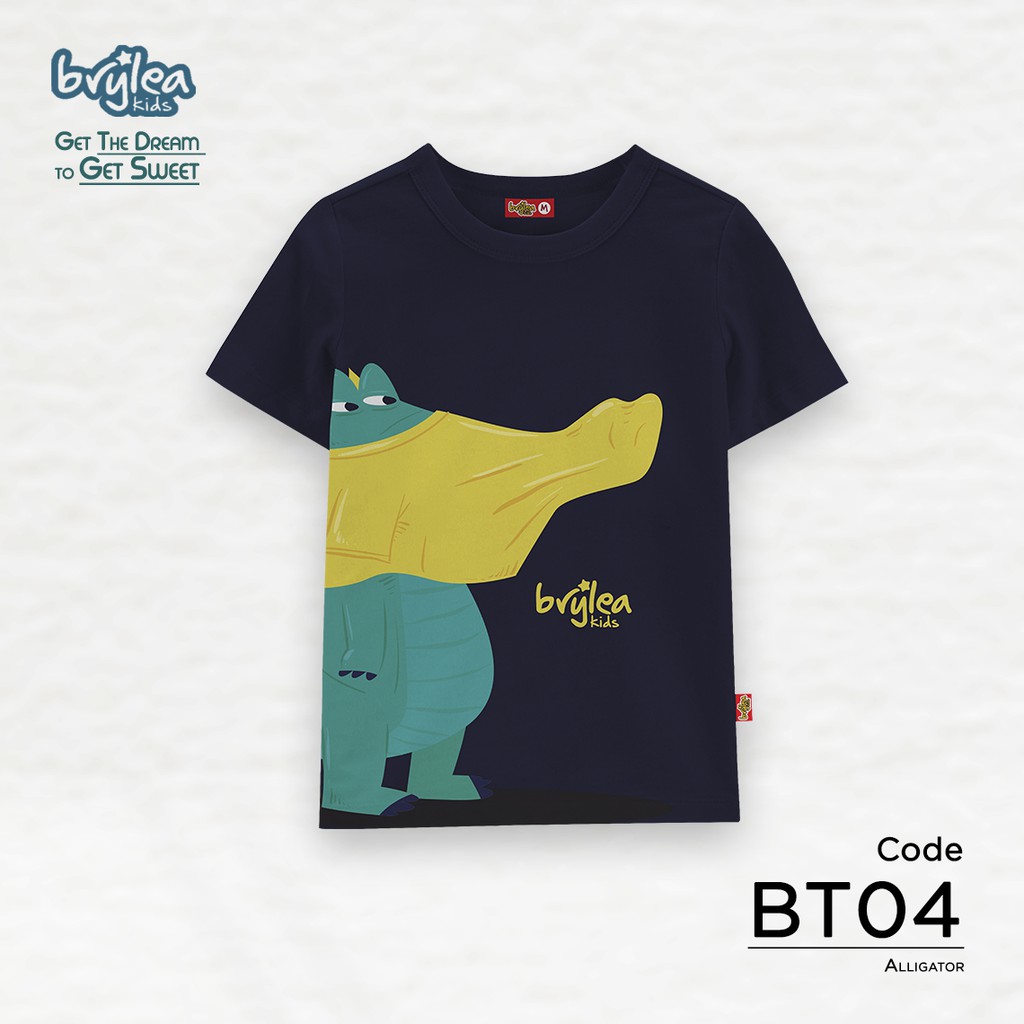 BT04 - Kaos Anak Cool Branded Alligator - BryleaKids