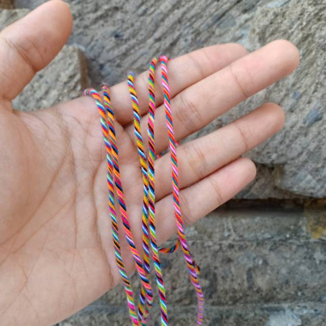 Tali Sangadatu Ulir Woll Bahan Gelang 190 cm / Bahan Gelang Sangadatu / Craft Dewata