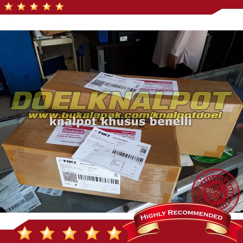 Promo Knalpot Benelli Motobi VNH Pendek Bass Blaar