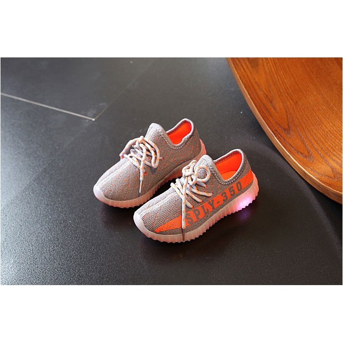 Sepatu LED Grey SPLY-350 (Kid)