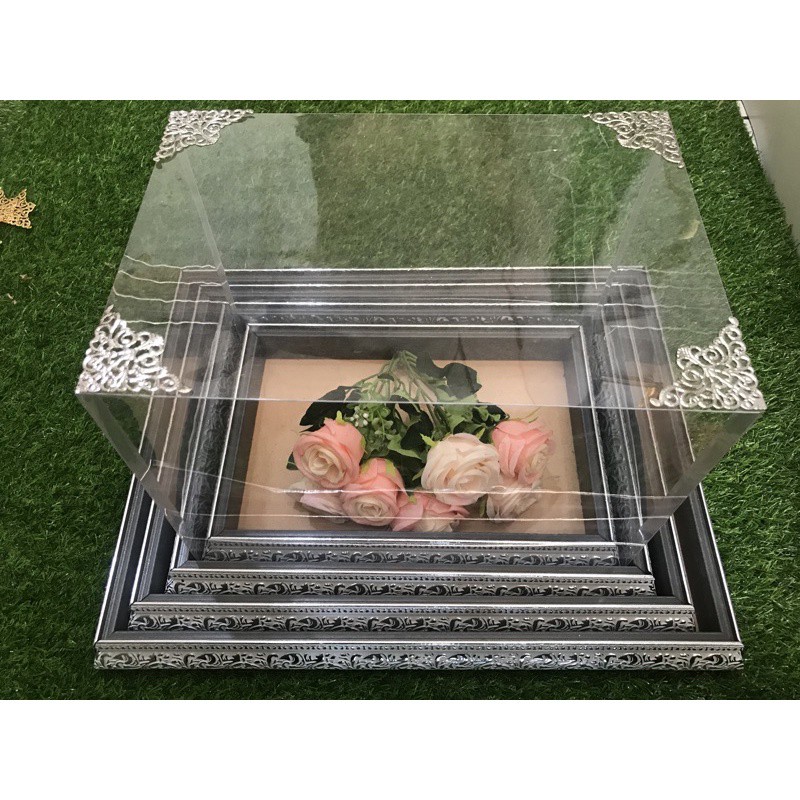Kotak Frame Satuan Dengan Mika Hantaran Seserahan