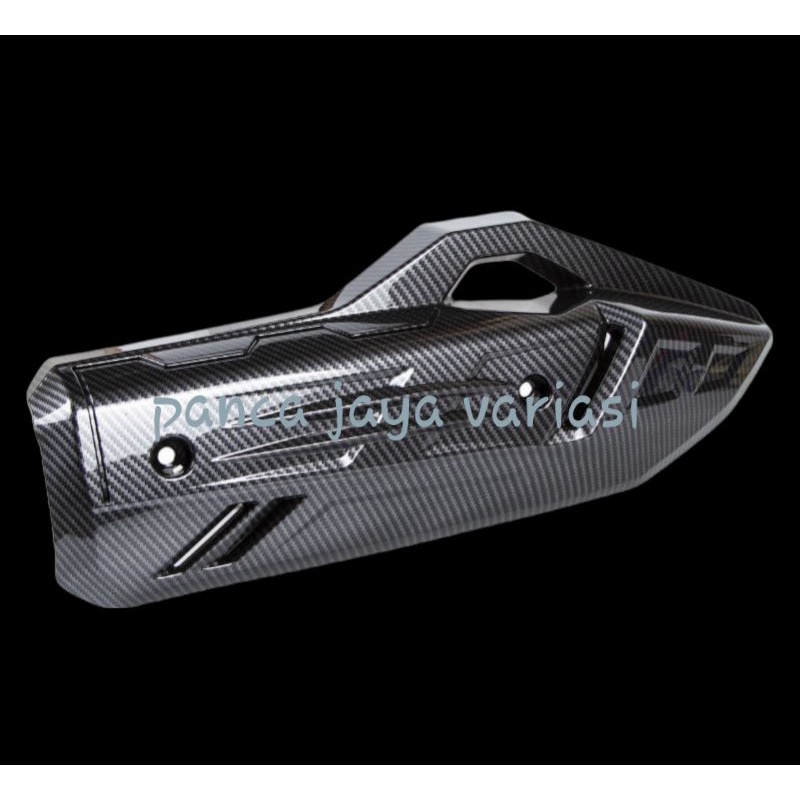 Cover/Tutup Knalpot HONDA PCX160 NEW 2021 CARBON NEMO BEST