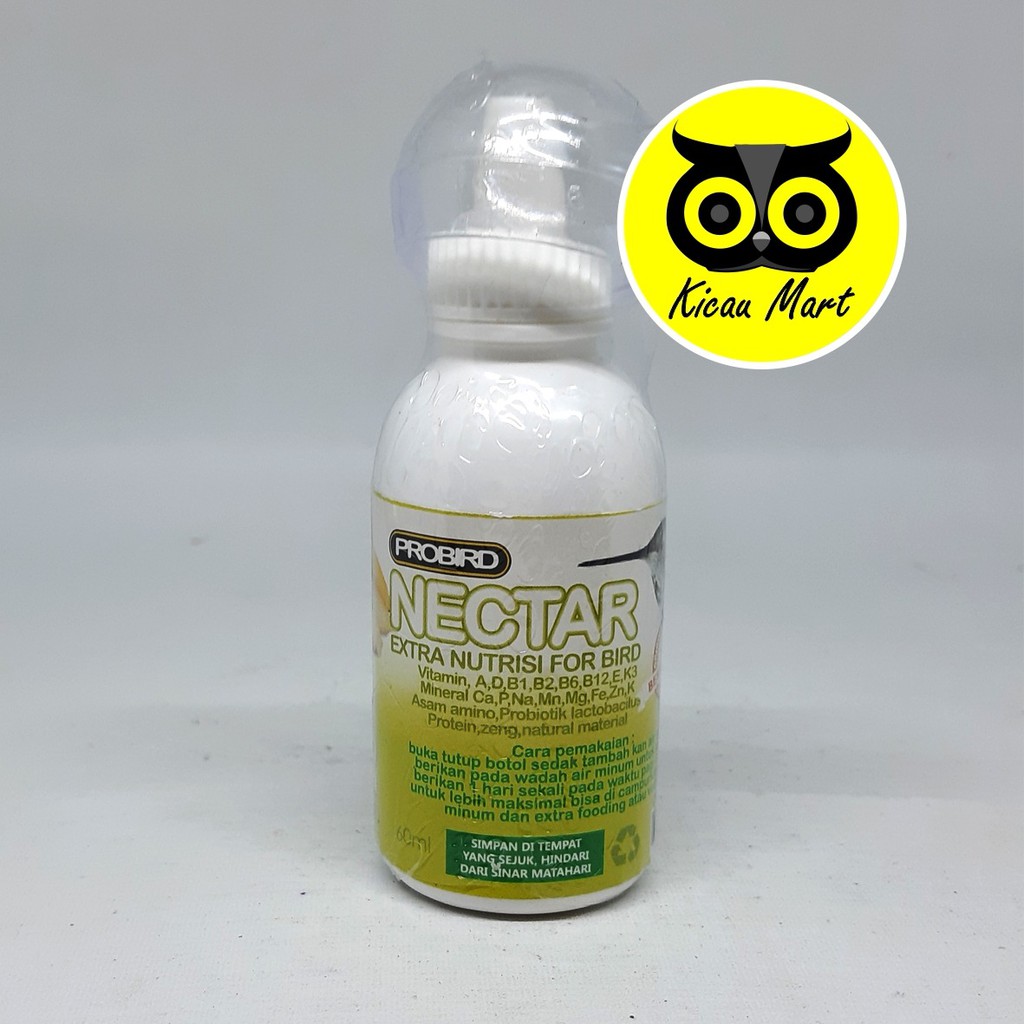 PAKAN MAKANAN MINUMAN BURUNG NECTAR NEKTAR ORGANIC PROBIRD SERBUK UNTUK PLECI KOLIBRI KONIN VORNRSR