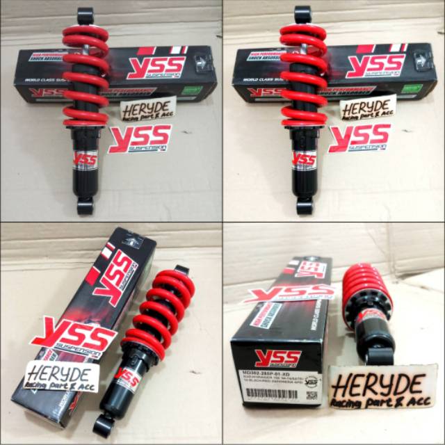 SHOCK YSS SATRIA FU F150 ORIGINAL YSS THAILAND - MONO SHOCK FU - SHOCKBREAKER BELAKANG SATRIA FU RED