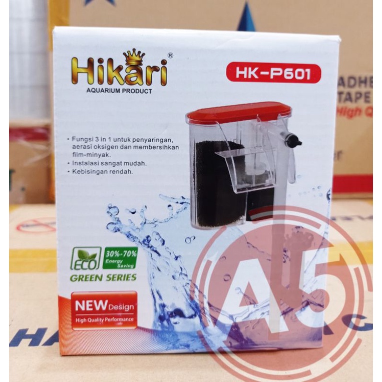 PROMO MURAH POMPA AQUARIUM HANGING FILTER HIKARI HK P 601