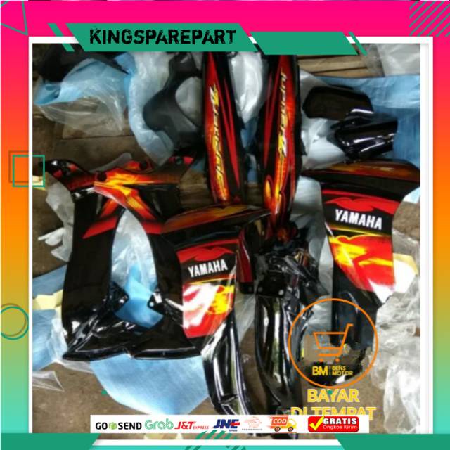 Cover Body Jupiter Z Buhan Full Set Body Halus Bonus Stripping / Bodi Set Depan Belakang Bodi Sayap 