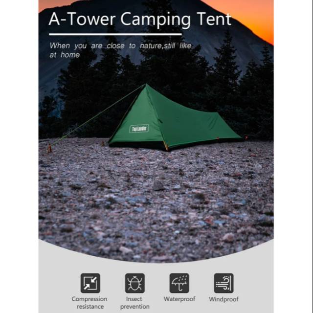 Tenda Bivvy Ultralight -Tenda Ultralight Camping Hiking Outdoor Bushcraft