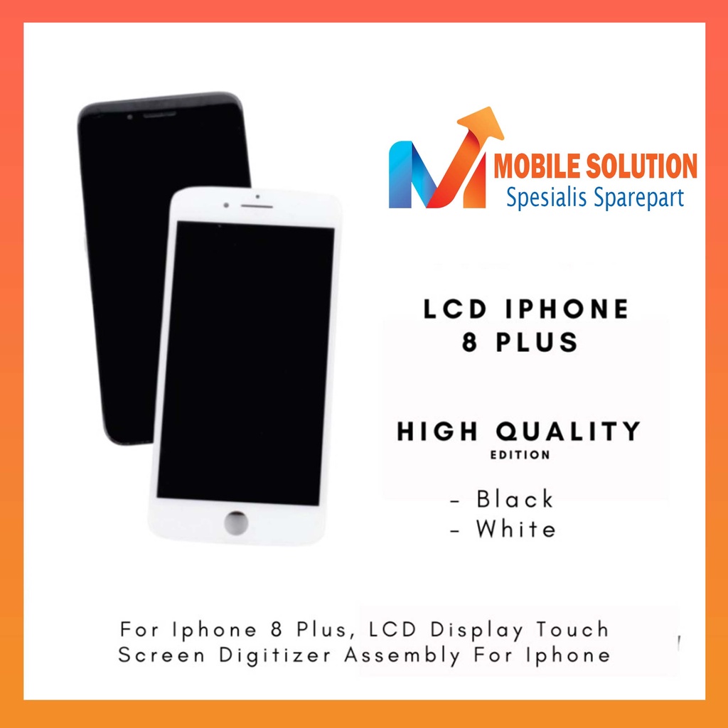 GROSIR LCD TOUCHSCREEN FULLSET IP 8 + SUPER 100% GARANSI 1 BULAN + PACKING BUBBLE