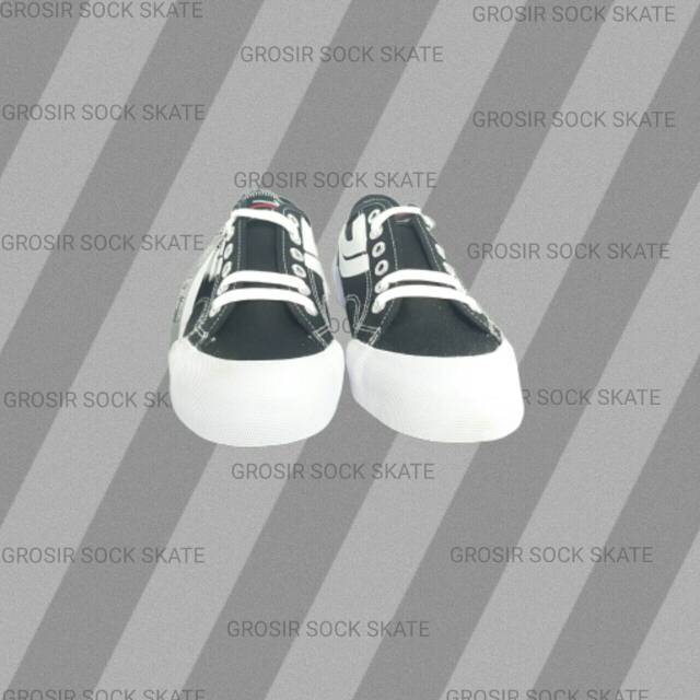 Sepatu Johnson Galaxy Pro Low Cut Black White