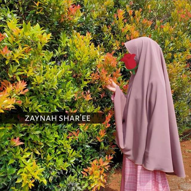 KHIMAR WOLFIS SYAR'I GRADE A EXCLUSIVE  KHIMAR JUMBO JILBAB INSTAN