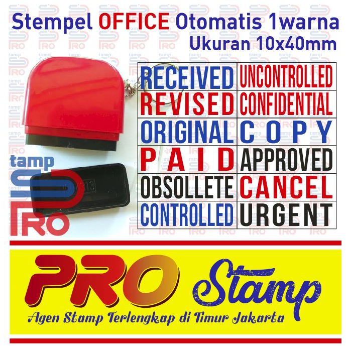 

Stempel Flash Otomatis / Stempel Text 1 Warna